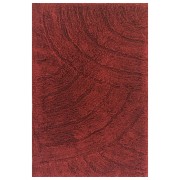 Tappeto bagno Luxor in cotone Rosso Sobel