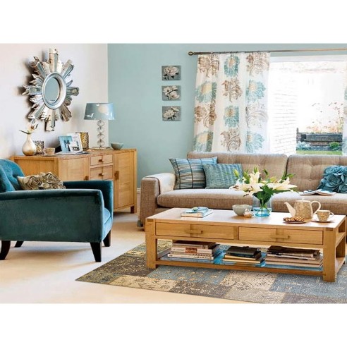 Tappeto ciniglia Modern Kilim 25Z Sobel ambientato