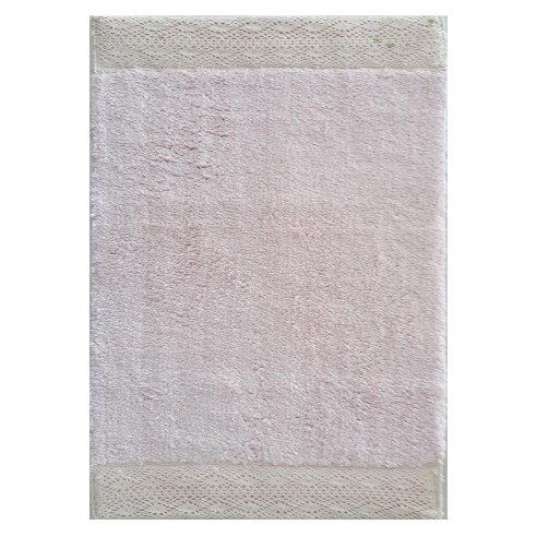 Tappeto bagno Merletto rosa Sobel