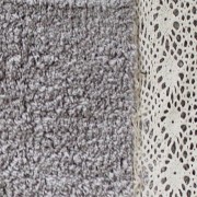 Tappeto bagno Merletto grigio Sobel dettaglio