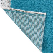 Tappeto bagno Merletto turchese Sobel