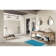 Tappeto bagno Merletto turchese Sobel