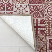 Tappeto Musa 701R rosso Sobel dettaglio