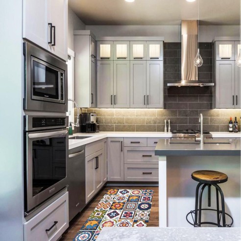 Tappeto cucina Gaia 232X Sobel ambientato