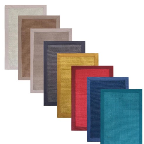 Tappeto Bordato in cotone Sobel