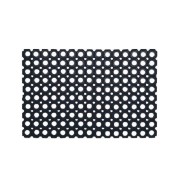 Zerbino Compos in gomma nero Velcoc