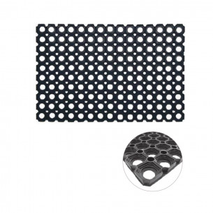 Zerbino Compos in gomma nero Velcoc 2