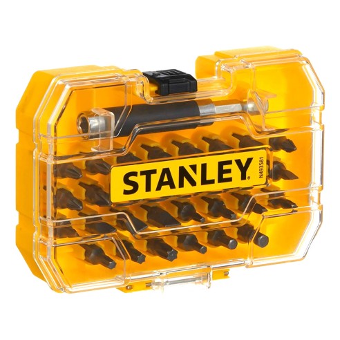 Set 31 pz con portainserti magnetico inserti per avvitare Stanley STA7228-XJ