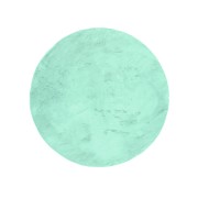 Tappeto Rabbit rotondo smeraldo Linea Oro