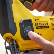 Seghetto alternativo V20 Stanley Fatmax SFMCS600D1K-QW regolazione inclinazione taglio