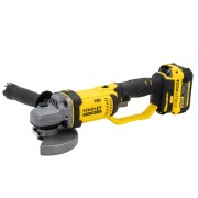 Smerigliatrice angolare a batteria V20 Stanely Fatmax 18V 4Ah SFMCG400M2K-QW 5035048724156