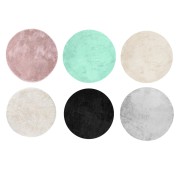 Tappeto Rabbit rotondo tinta unita Angelo Carillo