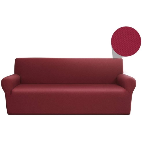 Copridivano Compact Unito bordeaux Linea Oro