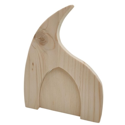 Arco e porta dell'elfo in legno grezzo artigianale Elf Door