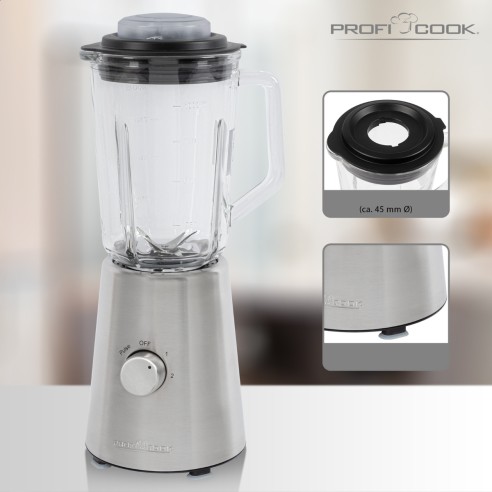 Frullatore universale mixer tritaghiaccio Poficook PC-UM 1213