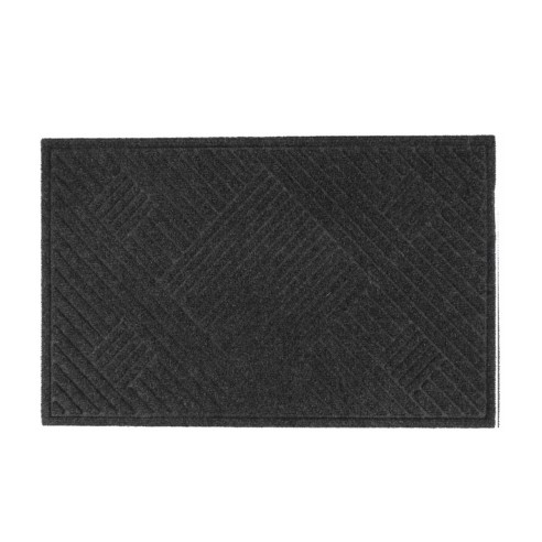 Zerbino Cipro rettangolare grigio scuro 45x75cm Velcoc