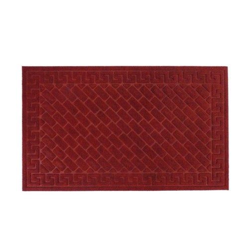 Zerbino Cipro rettangolare bordeaux 45x75cm Velcoc