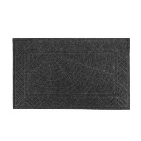 Zerbino Cipro rettangolare grigio scuro 45x75cm Velcoc