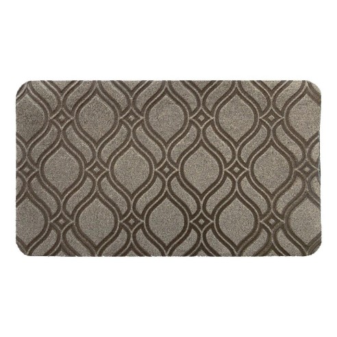 Zerbino Zeli rettangolare marrone 40x70cm Velcoc