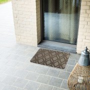 Zerbino Zeli rettangolare marrone 40x70cm Velcoc