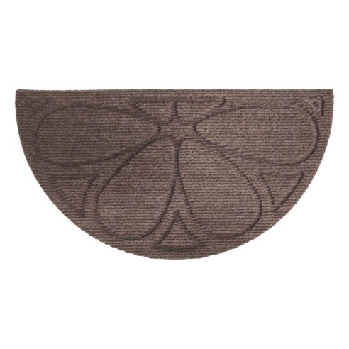 Zerbino Derby mezzaluna 40x75cm marrone Velcoc