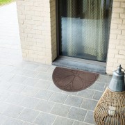 Zerbino Derby mezzaluna 40x75cm marrone Velcoc