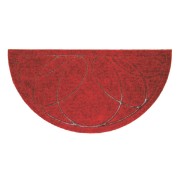 Zerbino Derby mezzaluna 40x75cm rosso Velcoc
