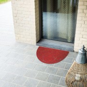 Zerbino Derby mezzaluna 40x75cm rosso Velcoc