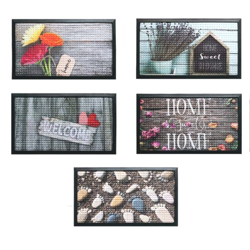 Zerbino Digit rettangolare 40x70cm Velcoc colori assortiti