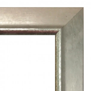 Cornice Inspire Zoe argento per foto 2