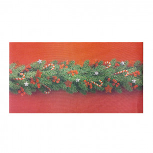 Tappeto cucina gommato 50x100cm natalizio