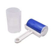 Roll off spazzola adesiva in silicone togli pelucchi blu