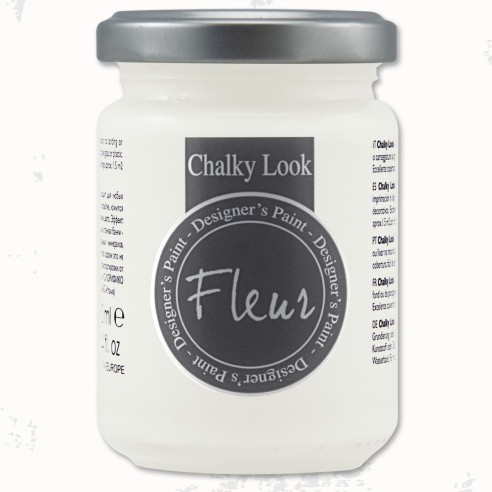 Vernice a base acqua Chalky Look finitura extra opaca Fleur Paint 130 ml