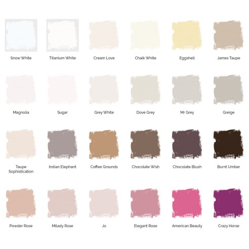 Vernice a base acqua Chalky Look finitura extra opaca