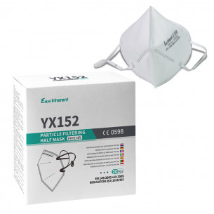 Kit Covid mascherina FFP2 NR bianca 40pz + tampone rapido antigenico 5pz 2