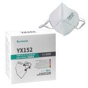 Kit Covid mascherina FFP2 NR bianca 40pz + tampone rapido antigenico 5pz