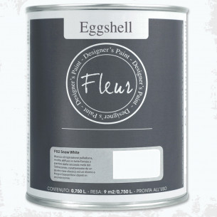 Pittura smalto Eggshell Fleur 750 ml Snow White
