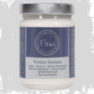 Vernice protettiva trasparente satinata a base acqua Fleurpaint 130 ml