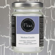 Medium Crackle a base acqua per superfici screpolate Fleur 130 ml