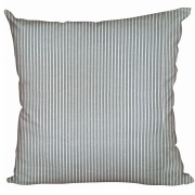 Cuscino arredo Irwin rigato grigio