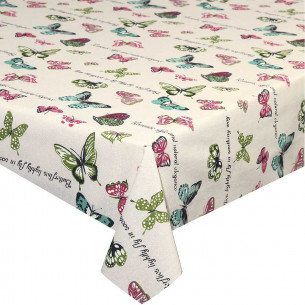 Tovaglia cotone beige Linea Romance Tognana