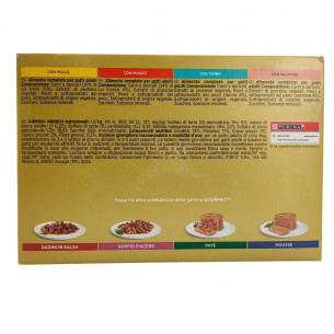 Gourmet Gold Tortini Multipack 24 lattine 85g Purina pollo manzo tonno salmone 2