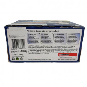 Alimento umido in gelatina per gatti adulti Felix Party Mix Le Ghiottonerie 12x 100g 2