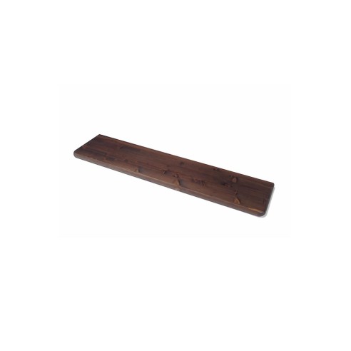 Mensola legno massello preforata Kimwood Kimono noce scuro