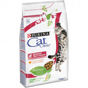 Crocchette ricco in pollo Cat Chow Urinary Tract Healt gatto 1,5 kg Purina