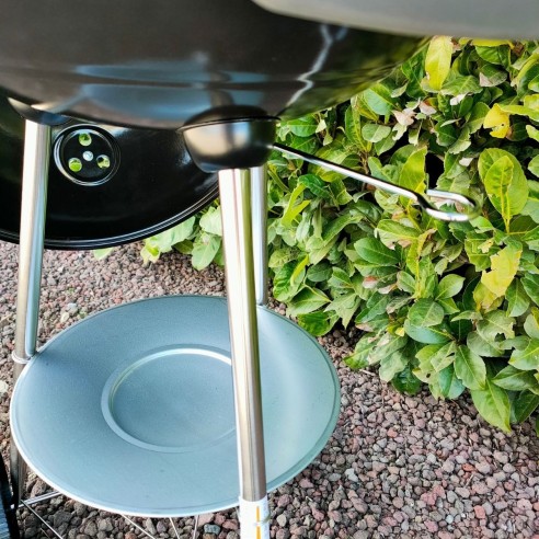 Barbecue a carbone tondo con coperchio diam. 44cm aria