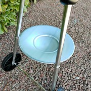 Barbecue a carbone tondo con coperchio diam. 44cm raccogli cenere