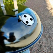 Barbecue a carbone tondo con coperchio diam. 44cm aria sup