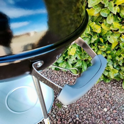 Barbecue a carbone tondo con coperchio diam. 44cm maniglia