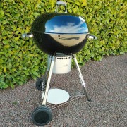 Barbecue a carbone tondo American Pizza chiuso